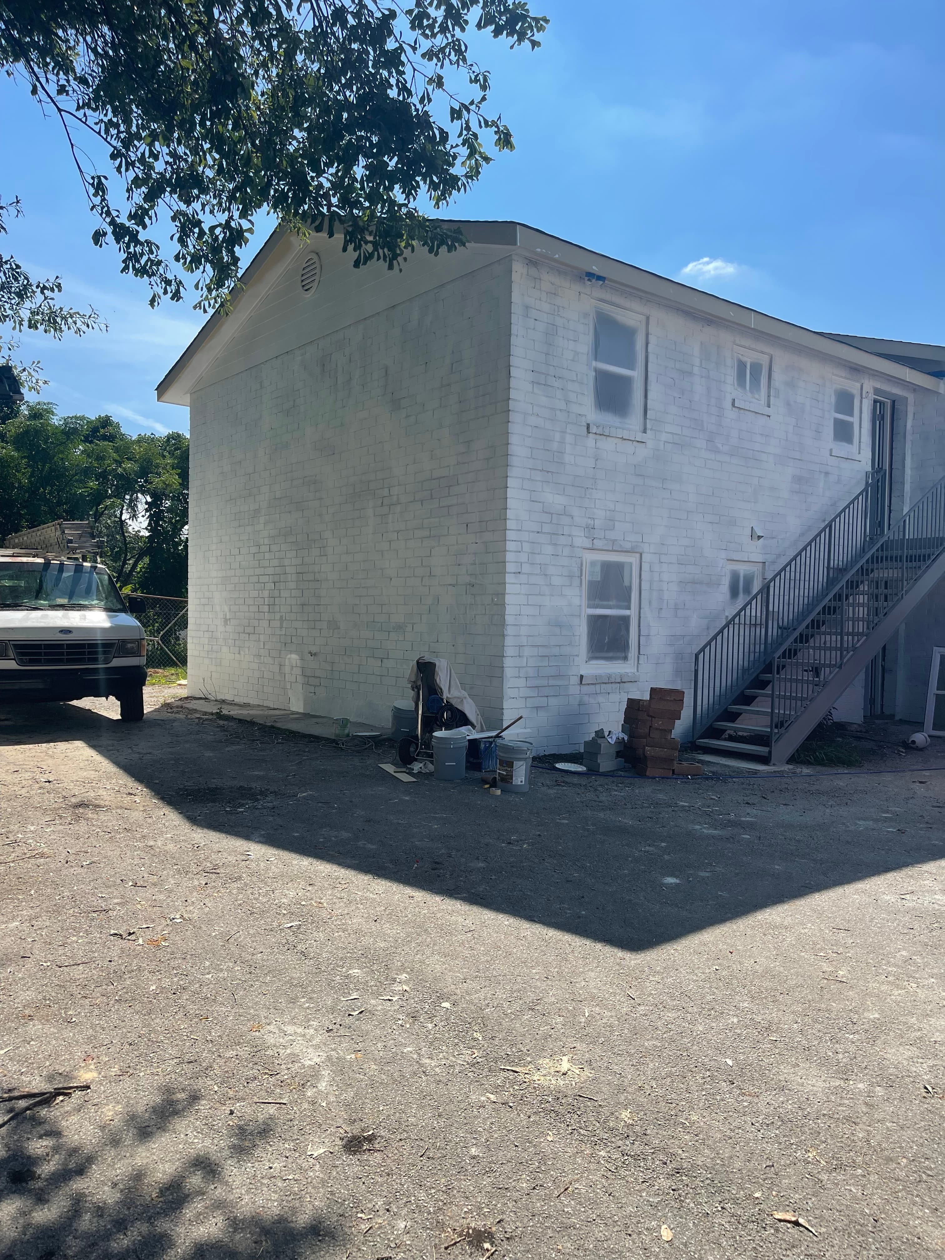 Coastal Home Exterior - White Brick Refresh