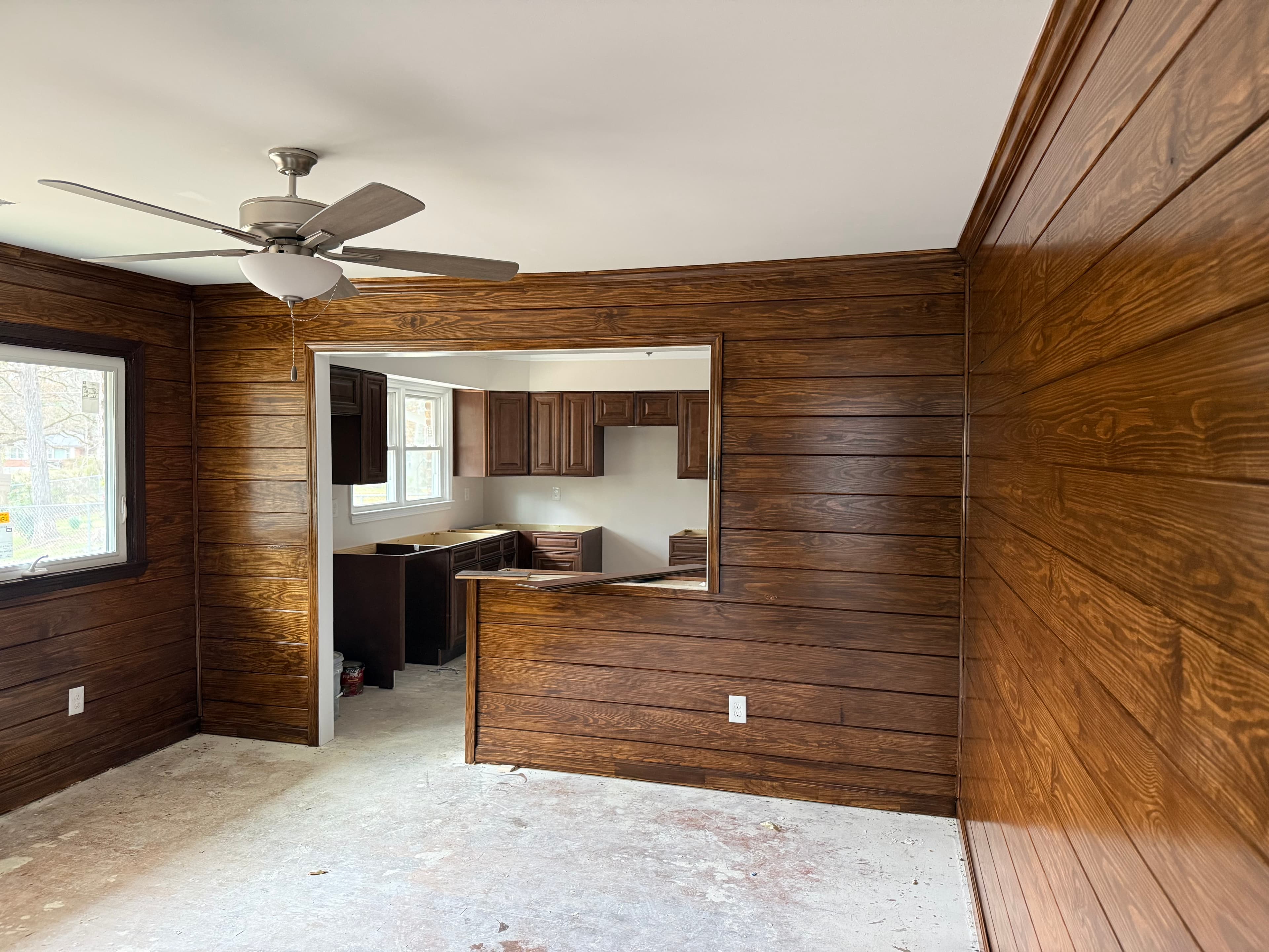 Rich Wood Paneling & Interior Finish