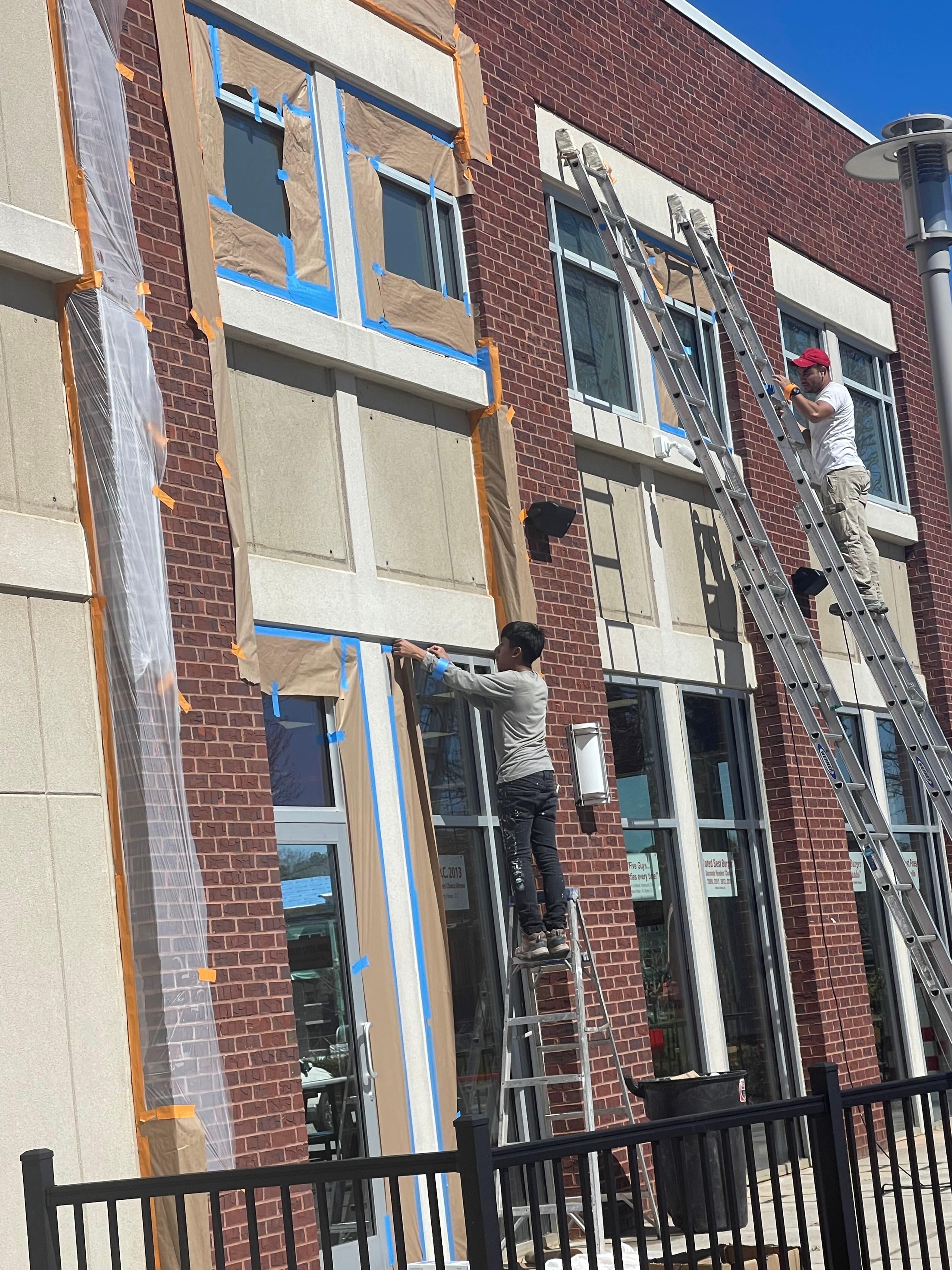 Multi-Story Brick Facade Renovation