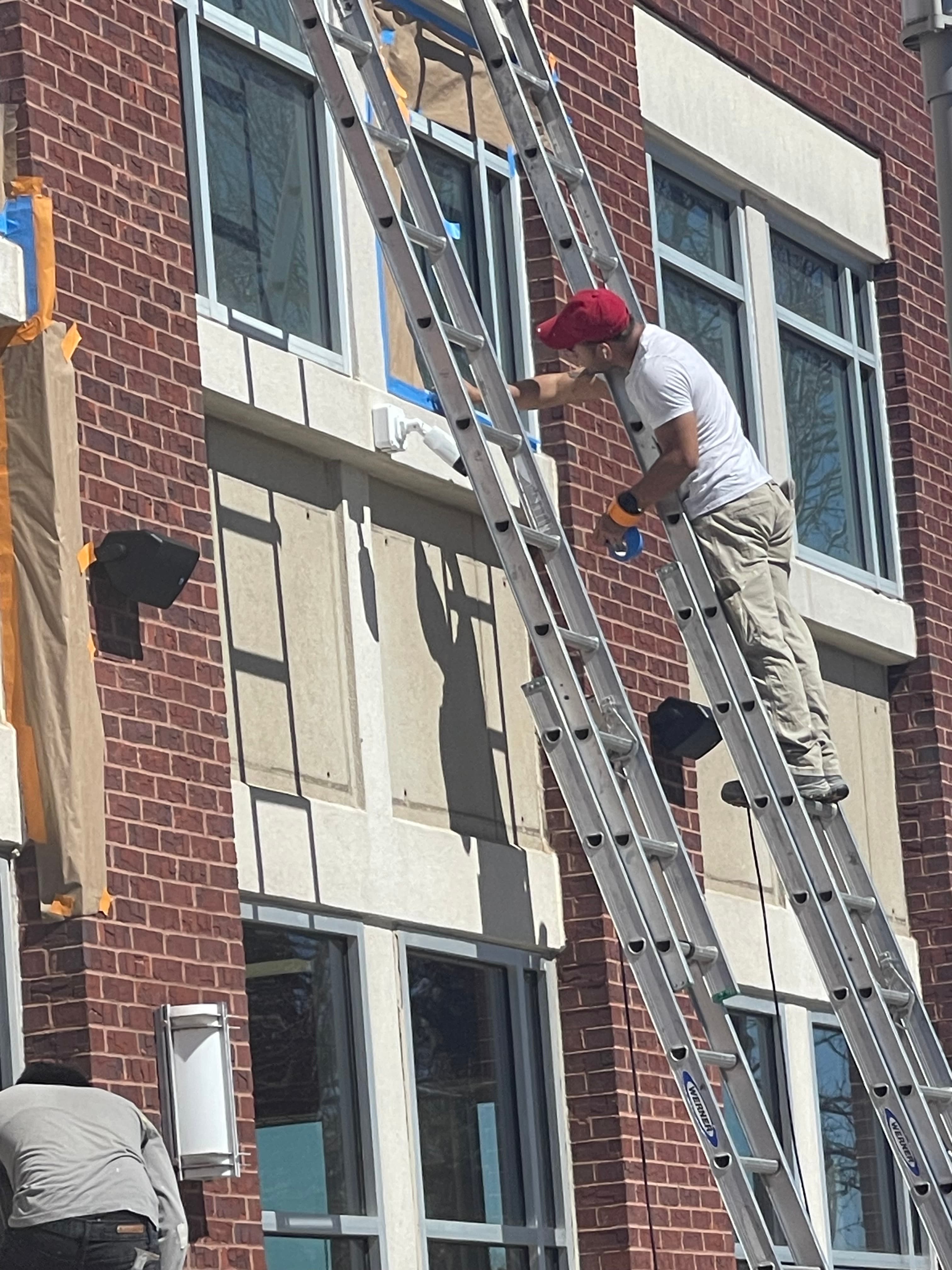 Multi-Story Exterior Building Facade