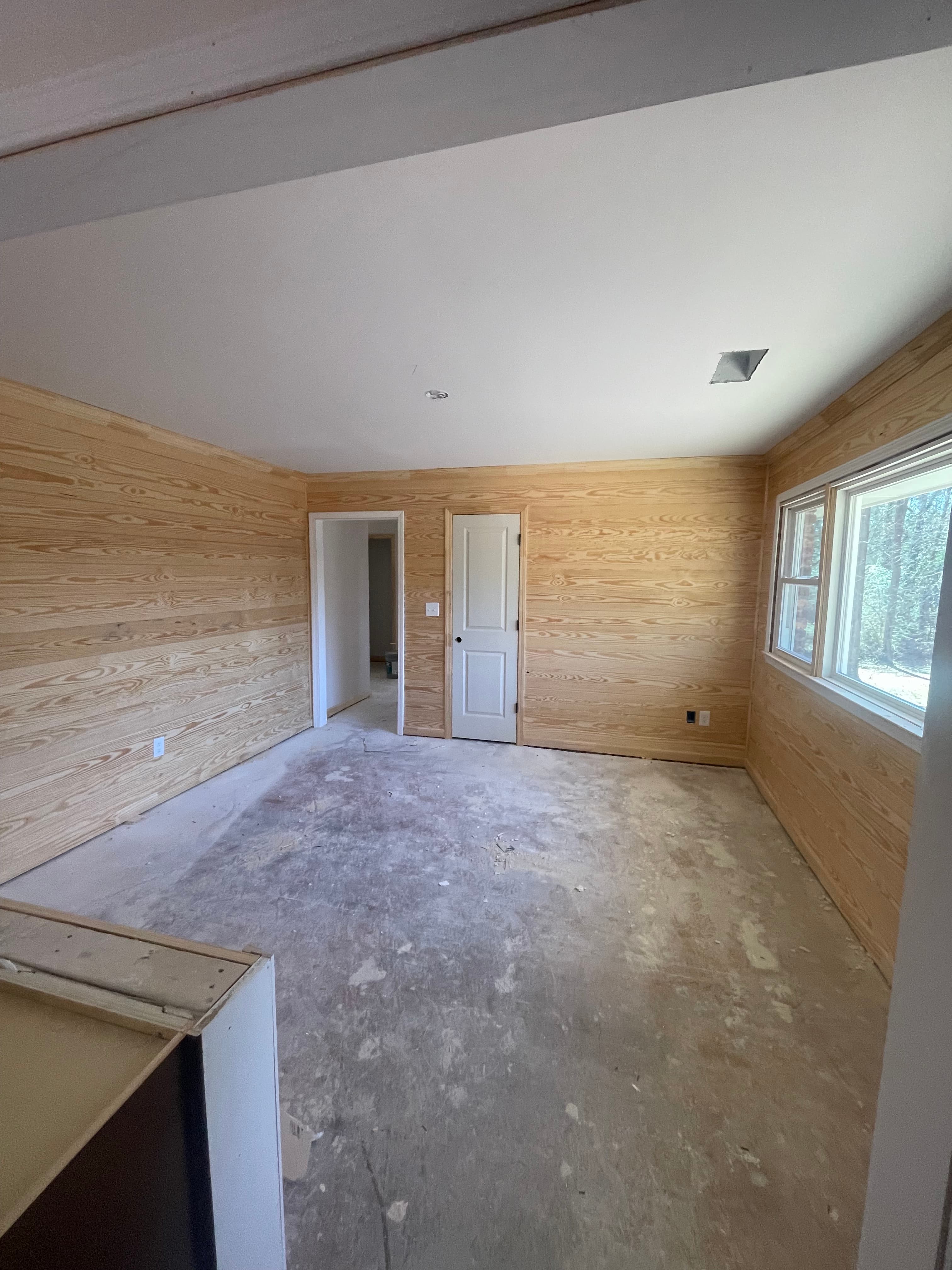 New Construction Interior - Drywall and Ceiling Preparation