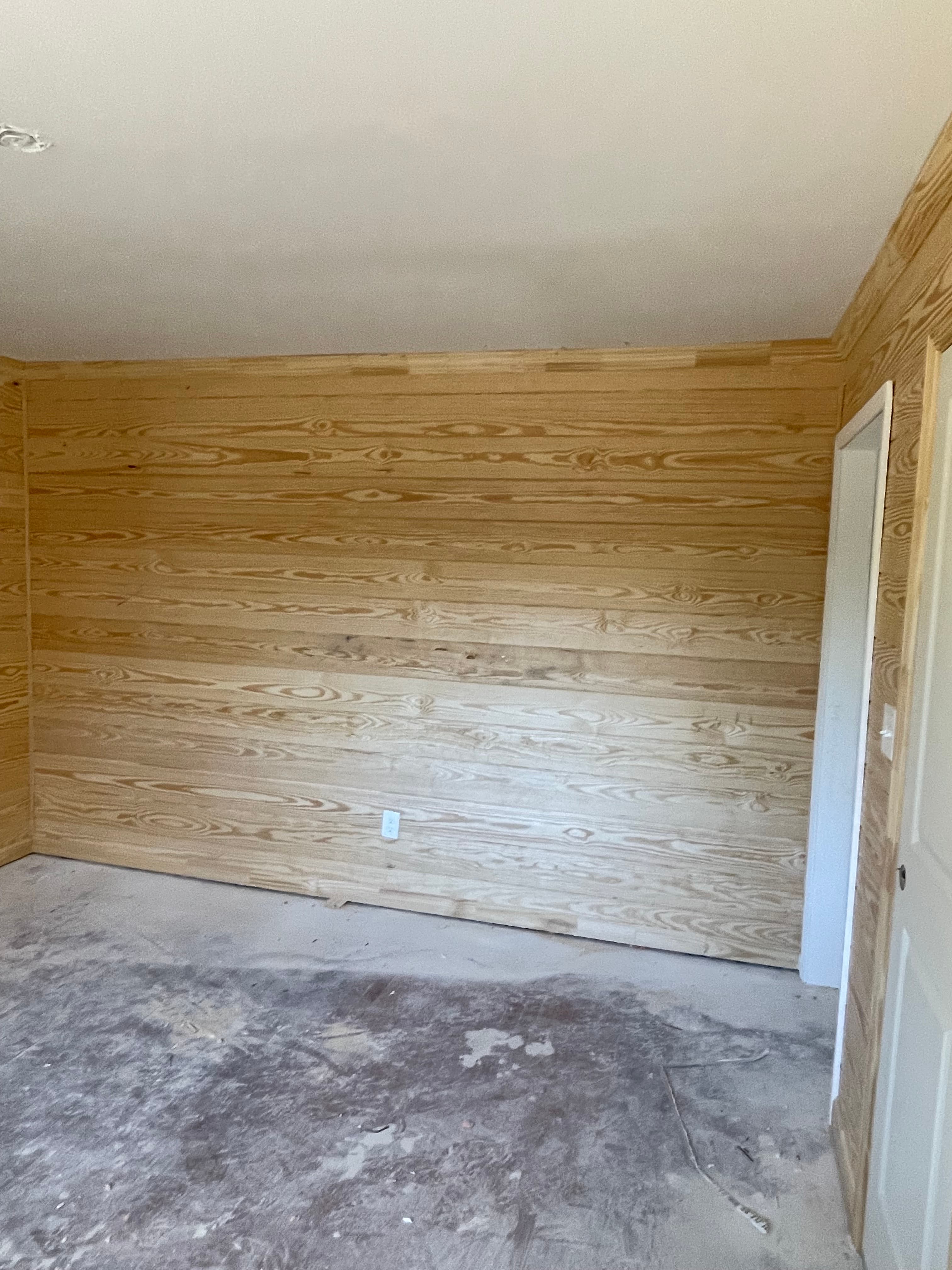 Residential Interior Drywall and Wood Paneling Preparation