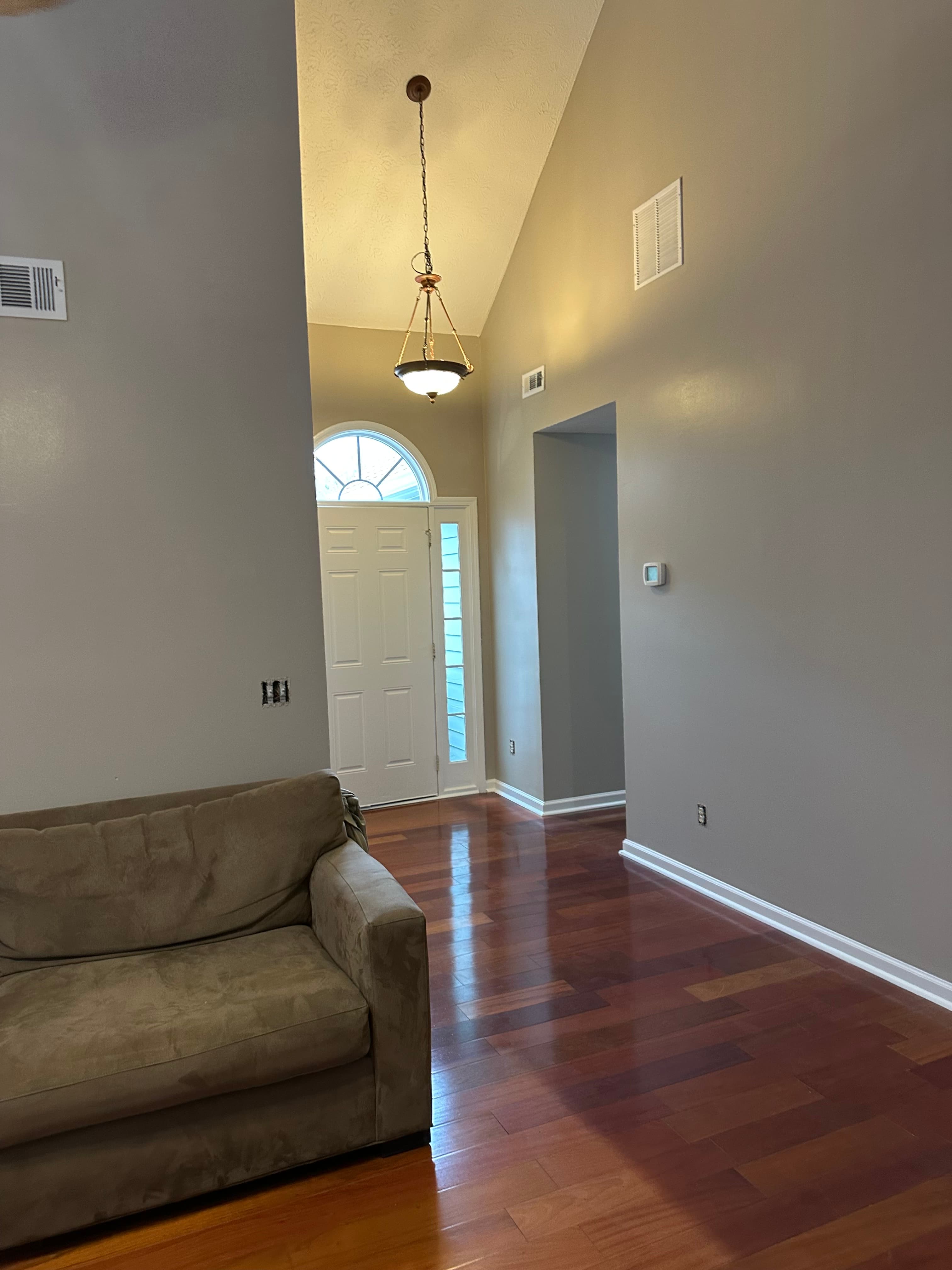 Elegant Foyer Refresh with Accent Wall